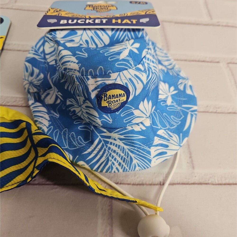 Banana Boat Bucket Hat + Cooling Bandana for dogs set small - Picture 5 of 11